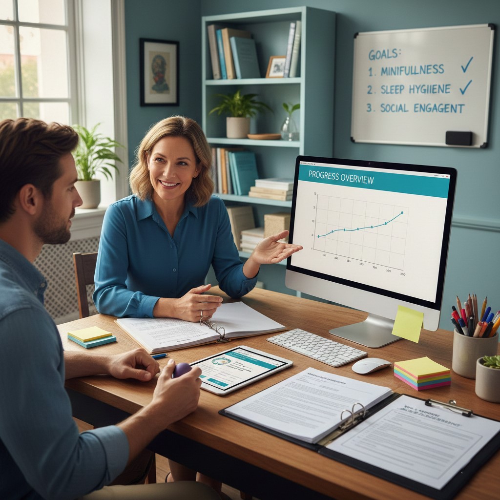 متابعة دورية وتقييم مستمر للتقدم